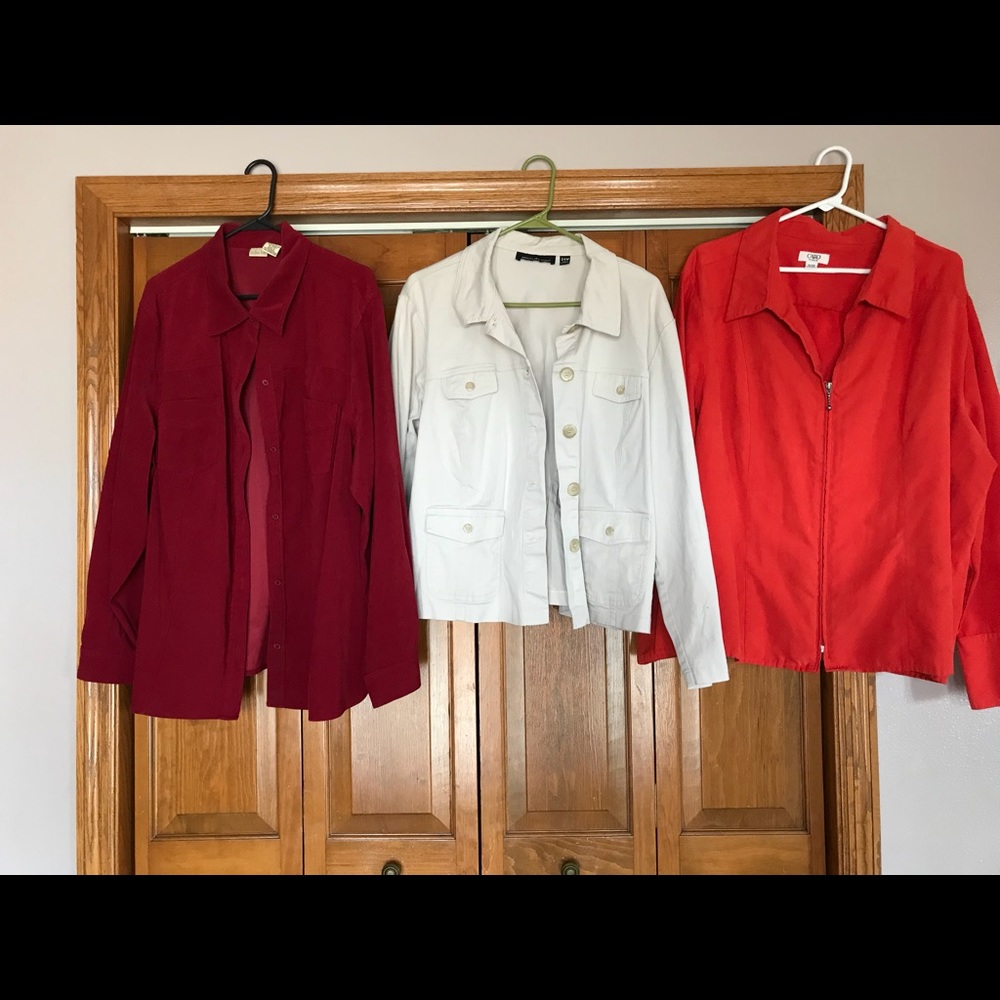 Bundle- 3 jackets plus Size